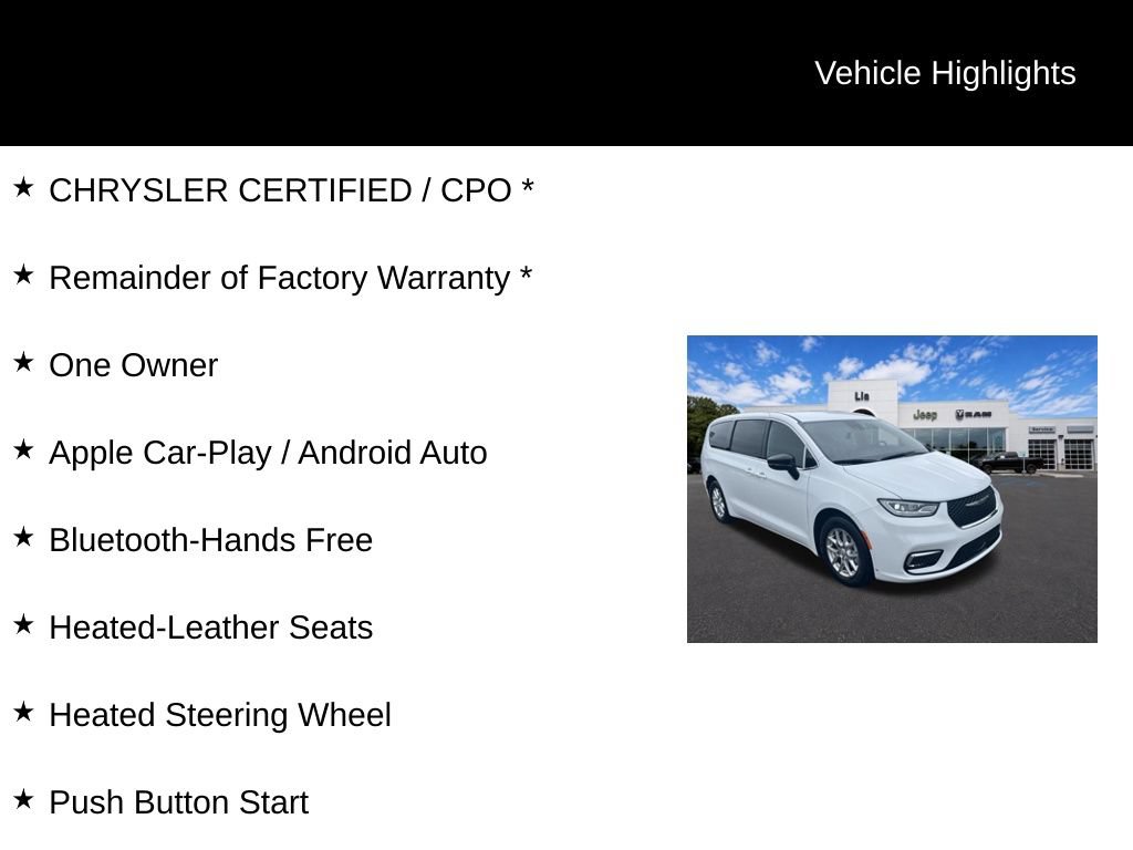 Used 2025 Chrysler Pacifica Select FWD image 11