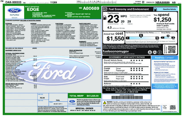 Used 2022 Ford Edge SEL w/ Convenience Package AWD/4WD image 32