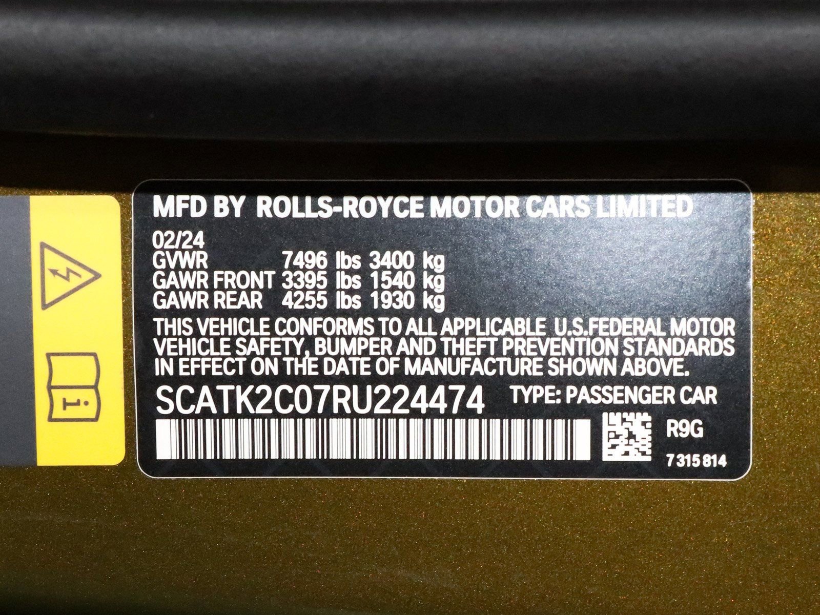 Used 2024 Rolls-Royce Spectre w/ Spectre Launch Package image 7