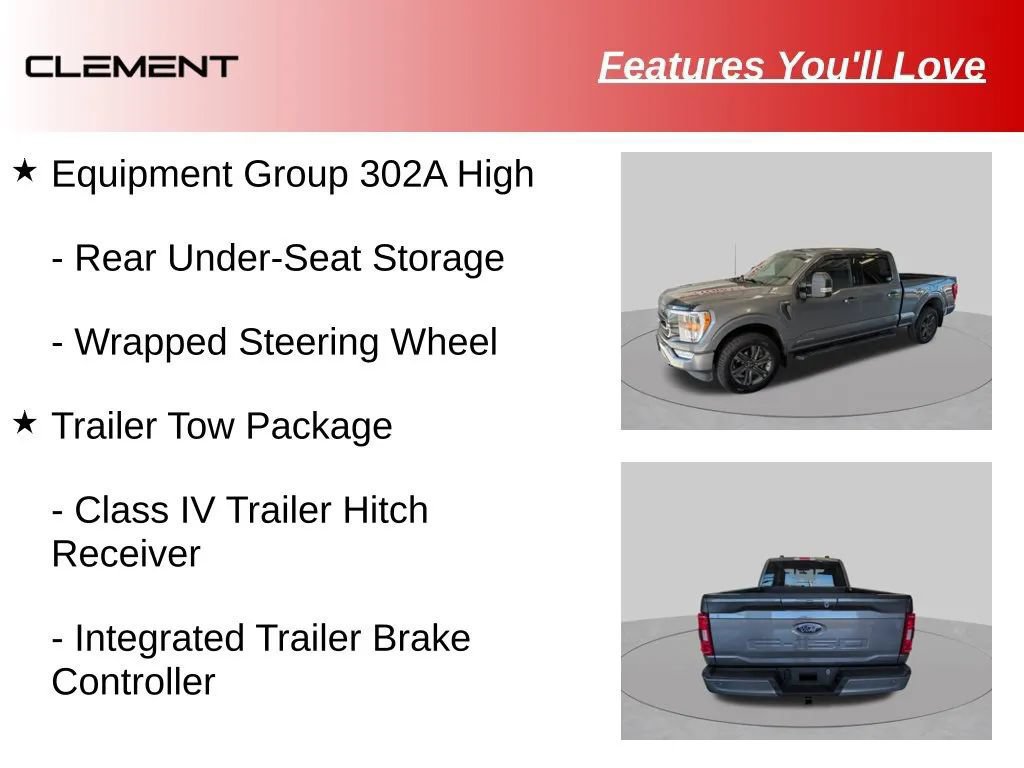 Used 2023 Ford F150 XLT w/ Equipment Group 302A High AWD/4WD image 38