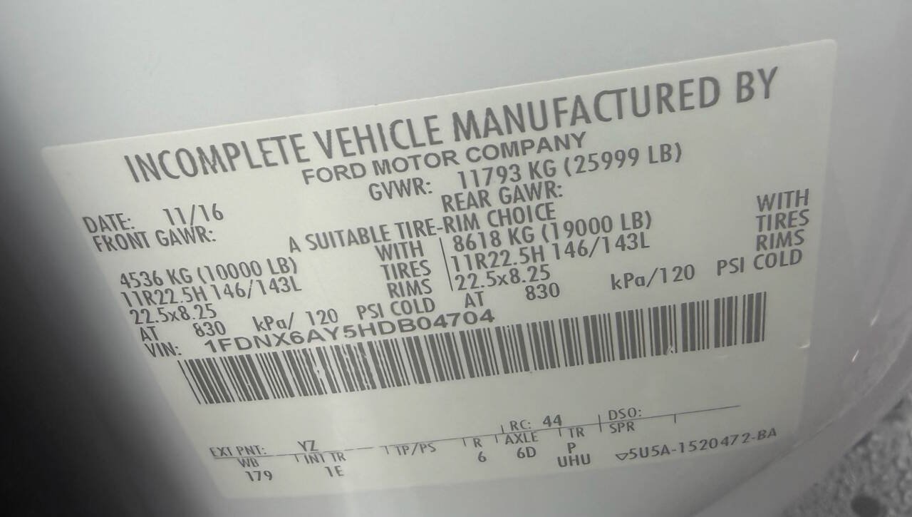 Used 2017 Ford F650 2WD SuperCab Super Duty image 60
