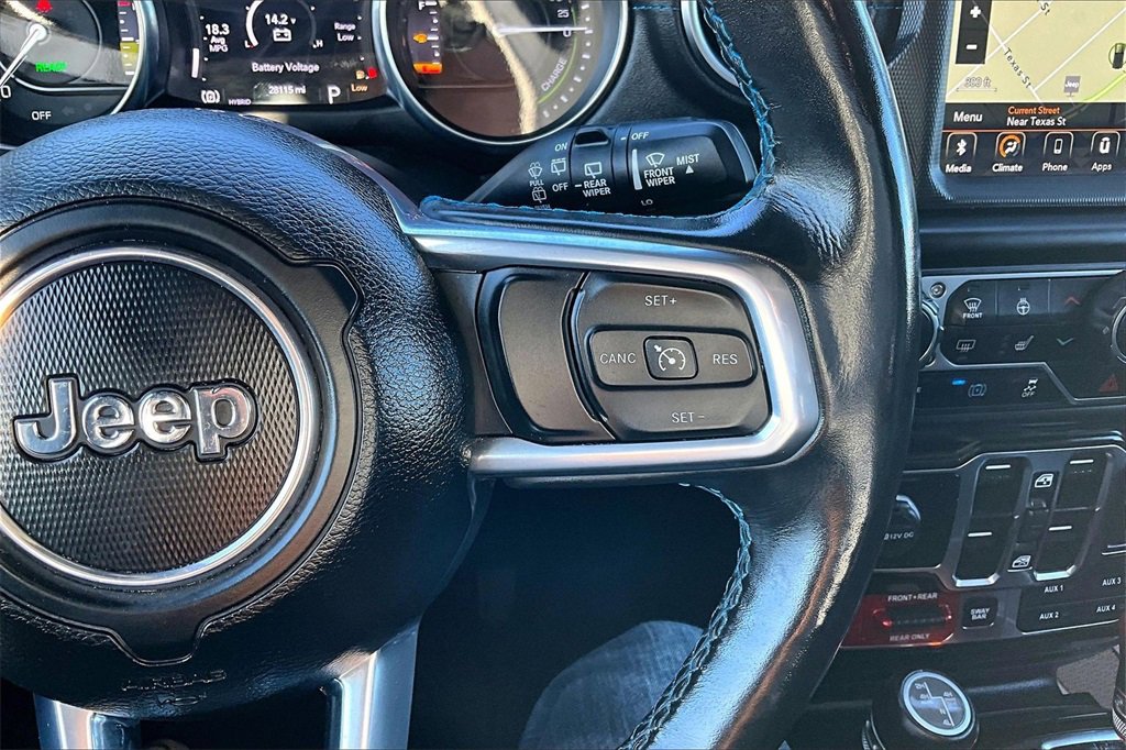 Used 2021 Jeep Wrangler Unlimited Rubicon 4xe w/ Steel Bumper Group image 20