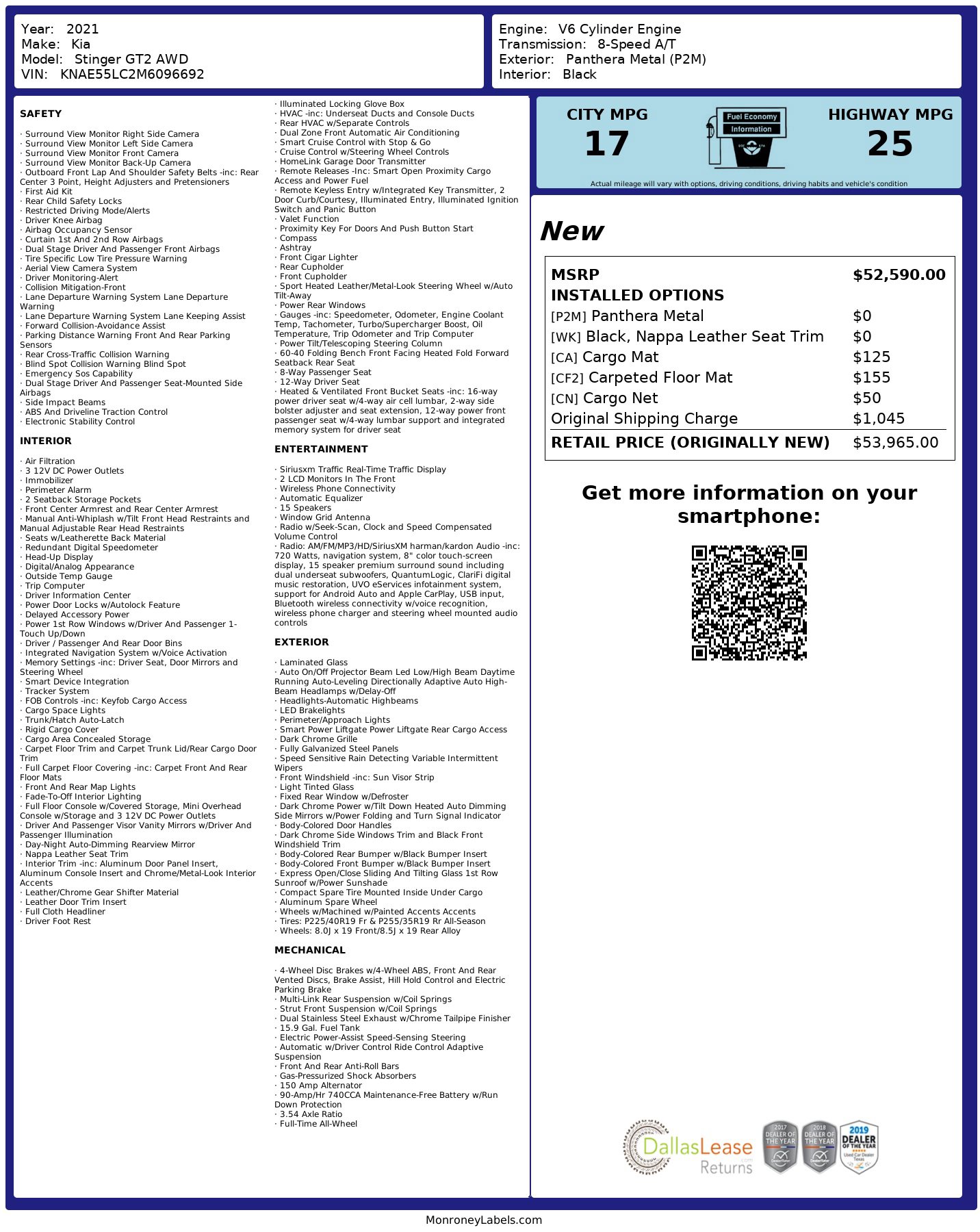 Used 2021 Kia Stinger GT2 image 3