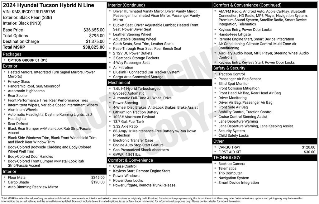 Used 2024 Hyundai Tucson N Line image 48