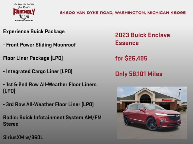 Used 2023 Buick Enclave Essence w/ Experience Buick Package image 10