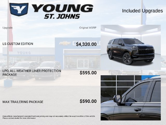 New 2026 Chevrolet Tahoe LS w/ LS Custom Edition AWD/4WD image 7