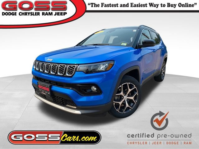 Certified 2024 Jeep Compass Limited AWD/4WD image 1
