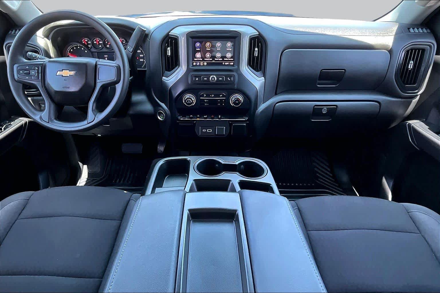 Used 2024 Chevrolet Silverado 1500 Custom w/ Turbomax Blackout Package AWD/4WD image 16