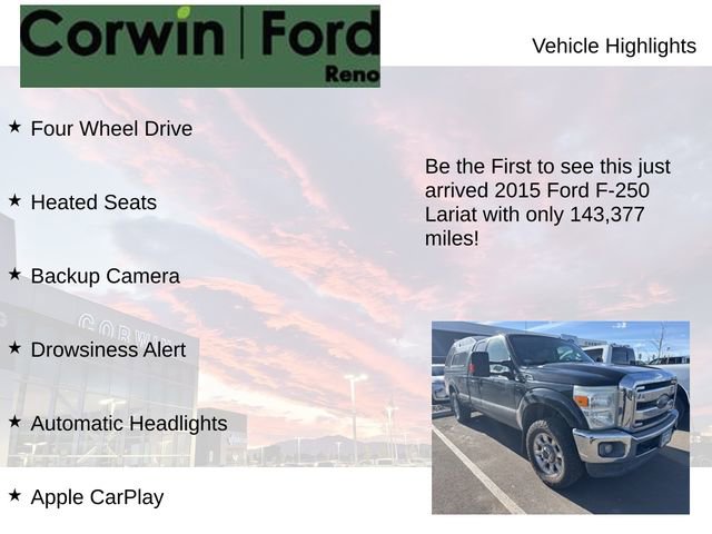 Used 2015 Ford F250 Lariat w/ Lariat Interior Package AWD/4WD image 4