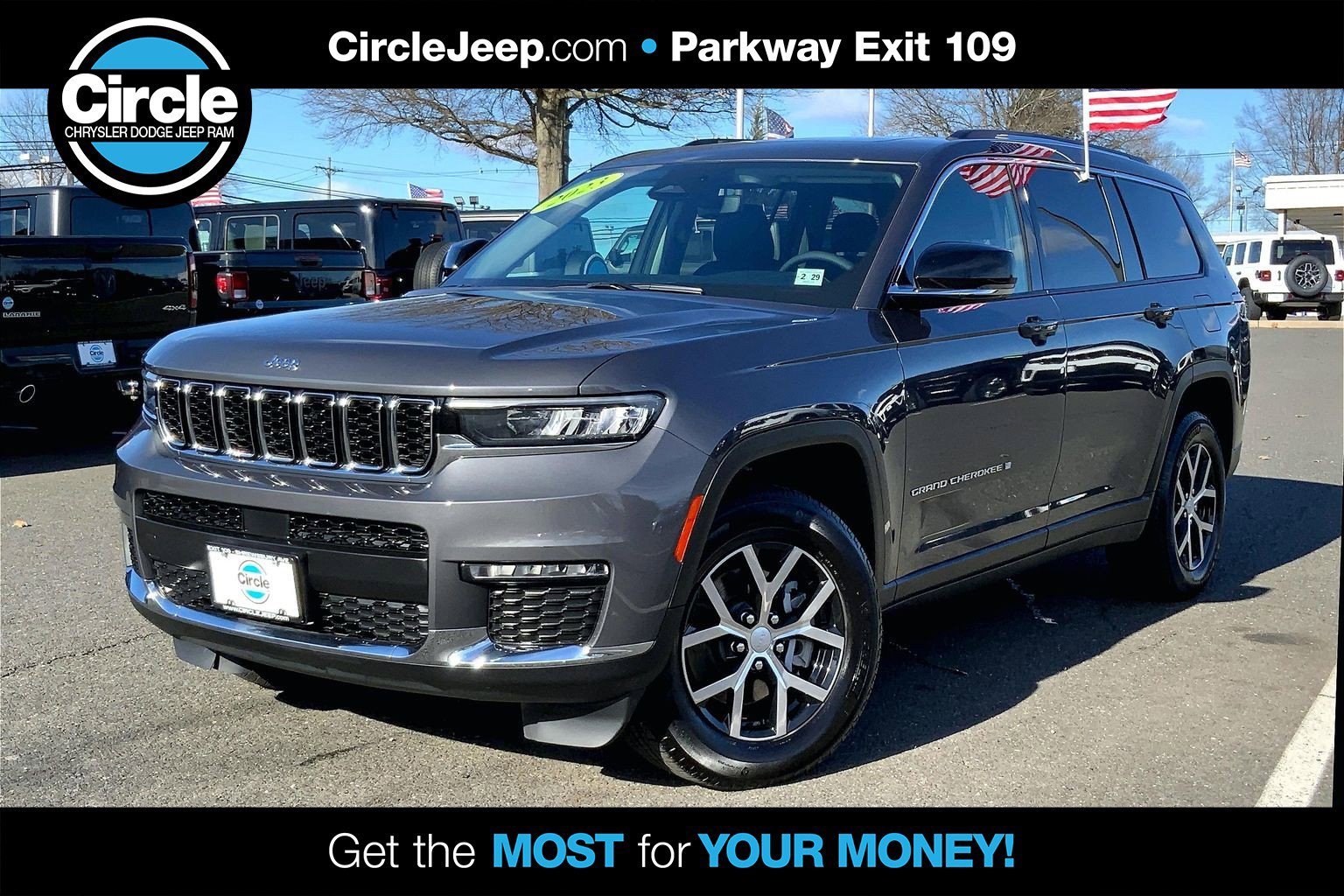 Certified 2023 Jeep Grand Cherokee L Limited w/ Trailer Tow Group (B) image 1