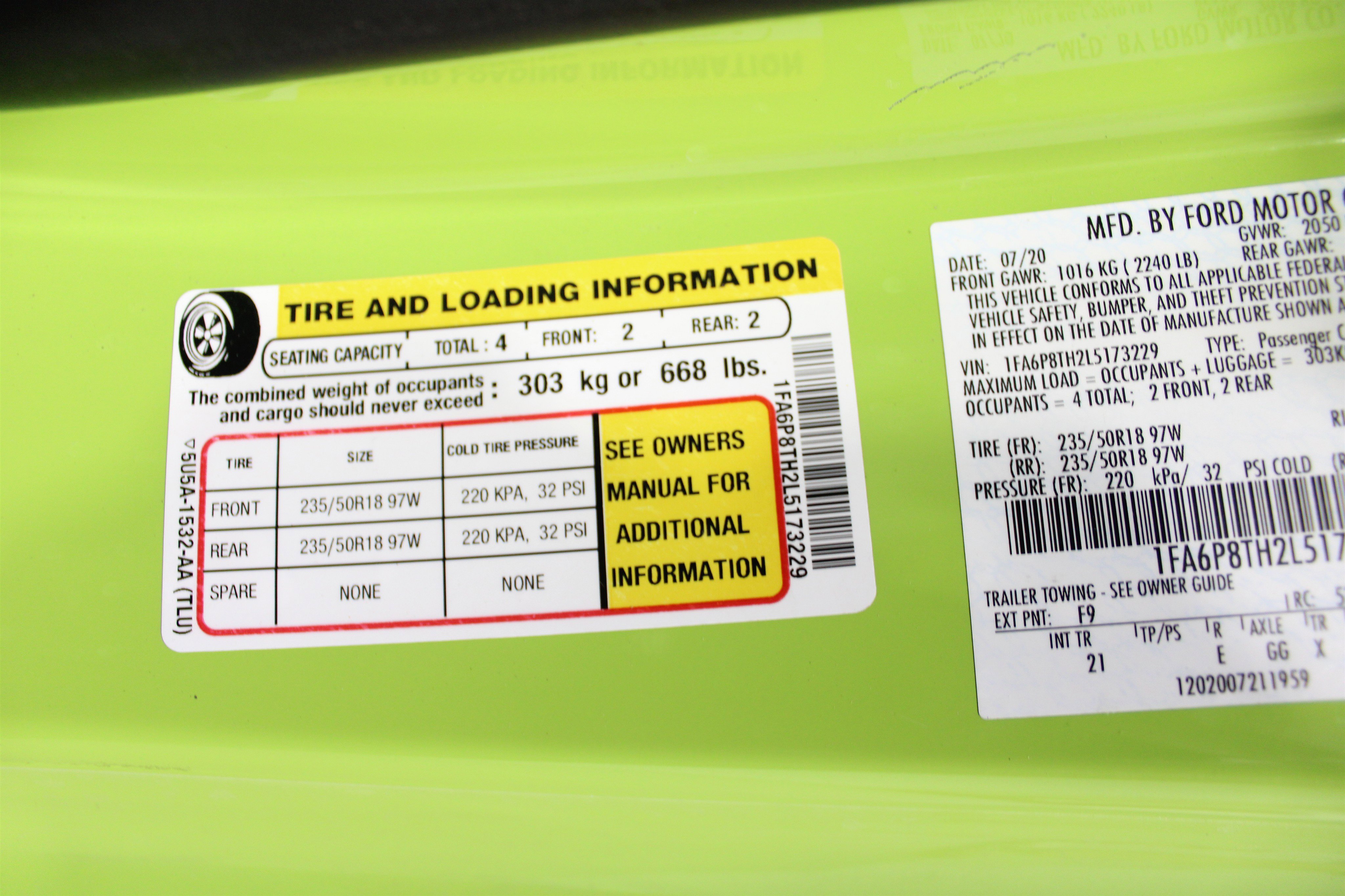 Used 2020 Ford Mustang Coupe w/ Equipment Group 101A image 34