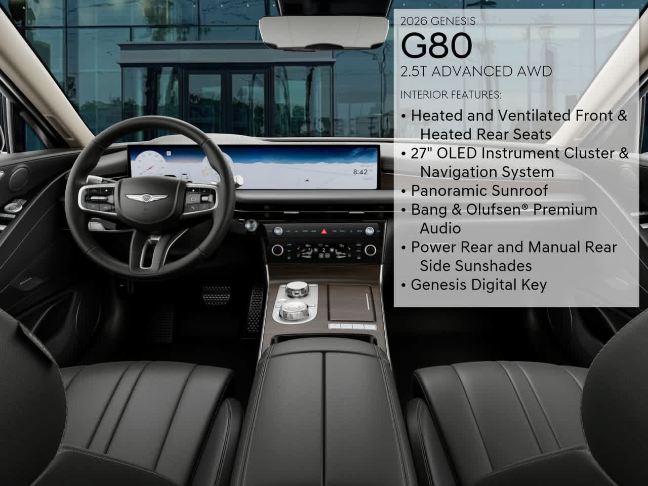 New 2026 Genesis G80 2.5T Advanced AWD/4WD image 17