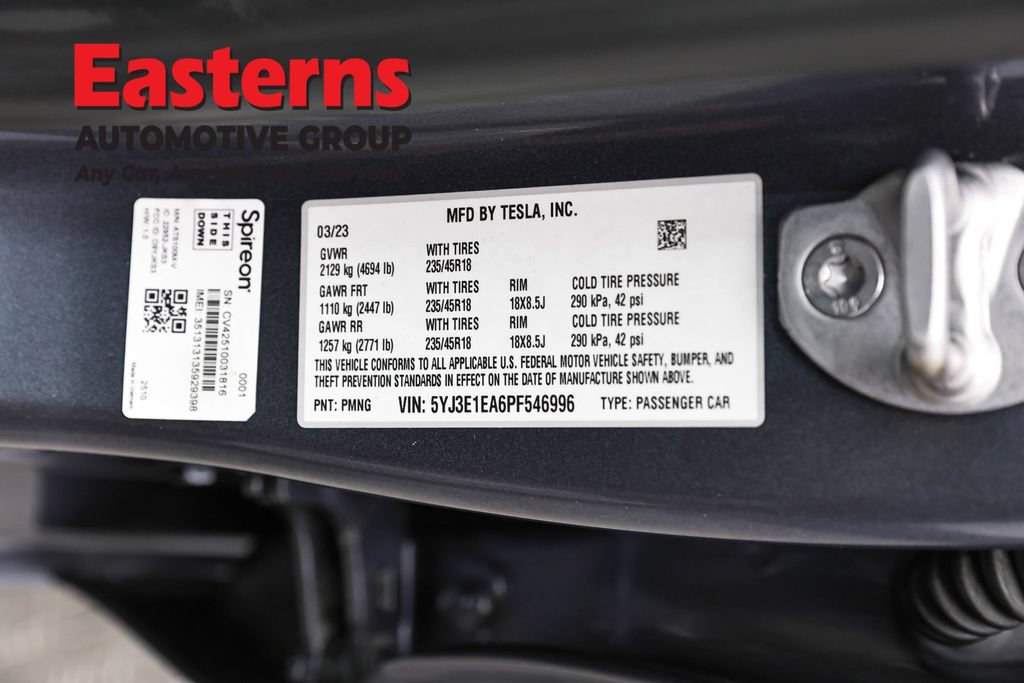 Used 2023 Tesla Model 3 Standard Range RWD image 29