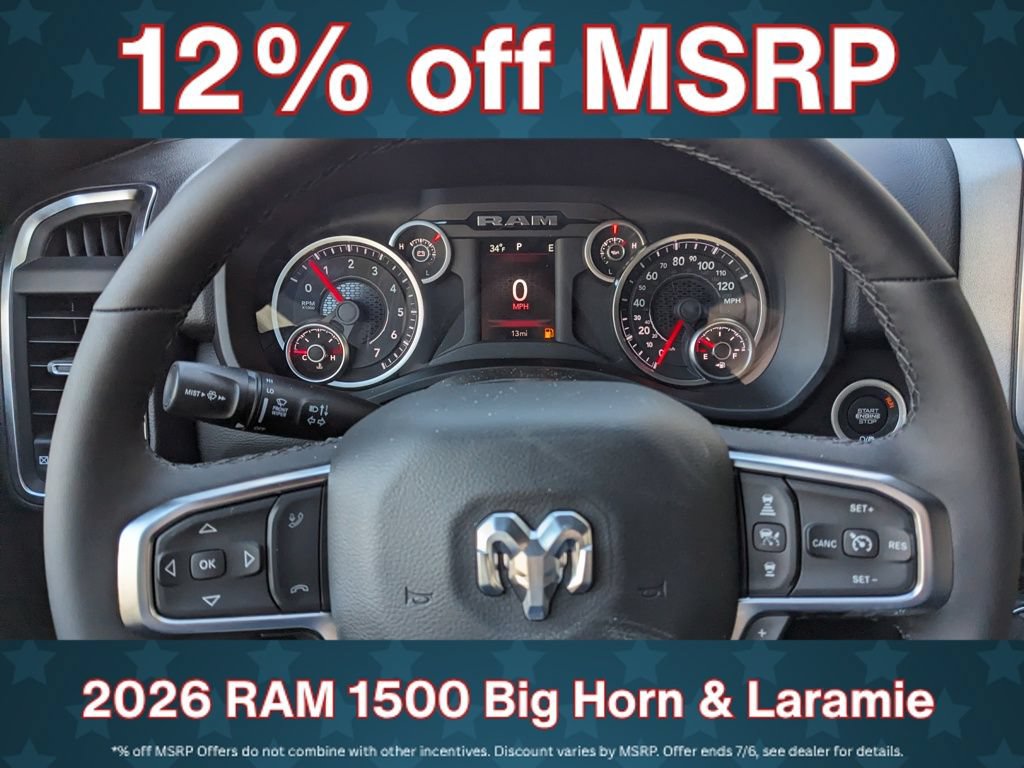New 2026 RAM 1500 Big Horn w/ Night Edition AWD/4WD image 25