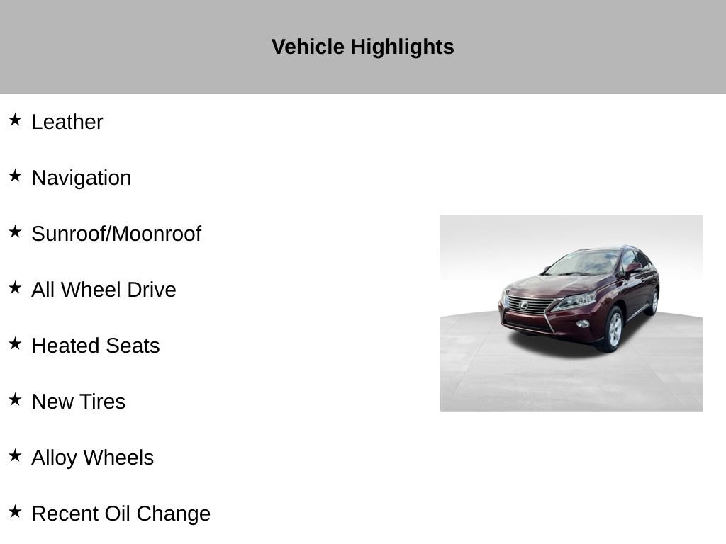 Used 2015 Lexus RX 350 AWD image 9