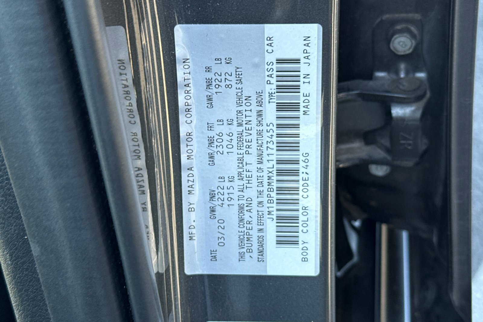 Used 2020 MAZDA MAZDA3 Preferred 4D Hatchback image 37