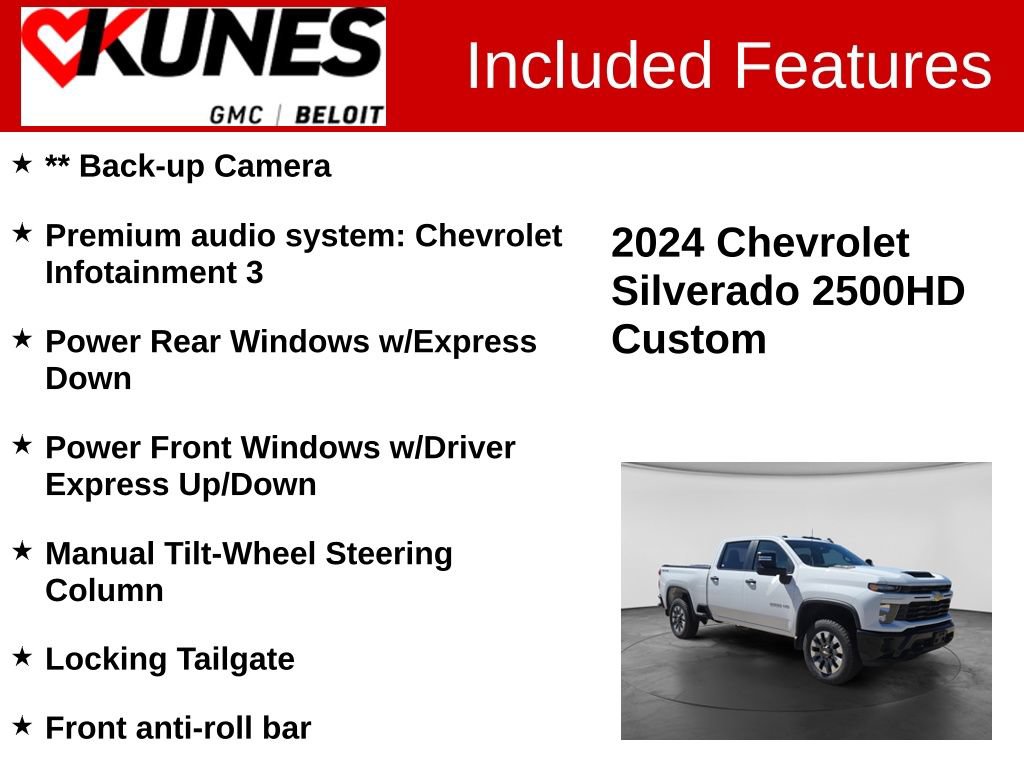 Used 2024 Chevrolet Silverado 2500 Custom AWD/4WD image 2