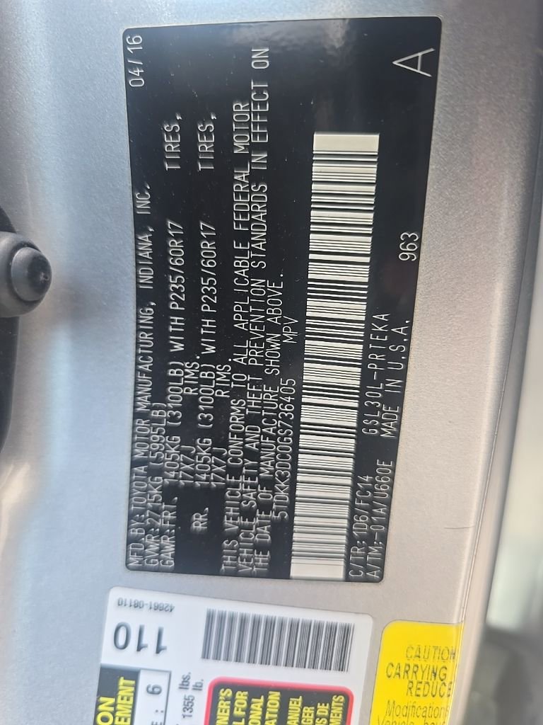 Used 2016 Toyota Sienna LE FWD image 12