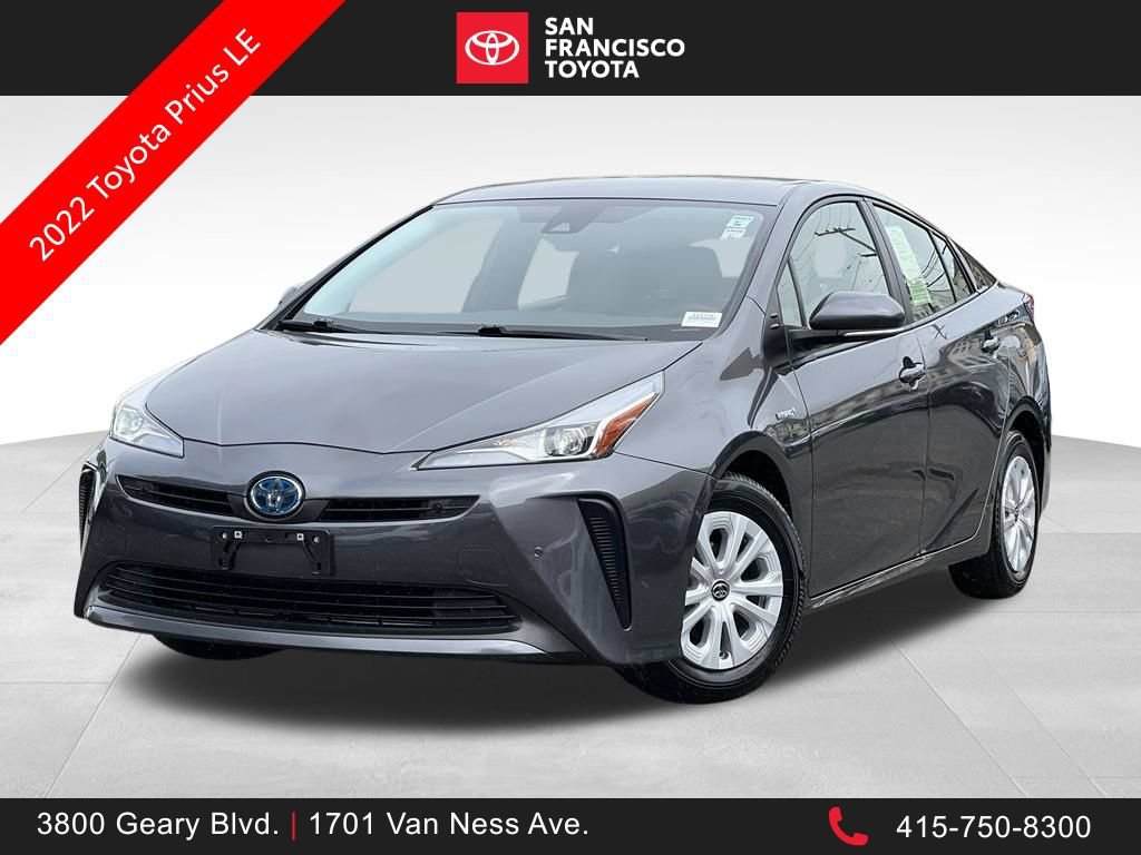 Certified 2022 Toyota Prius LE FWD image 1