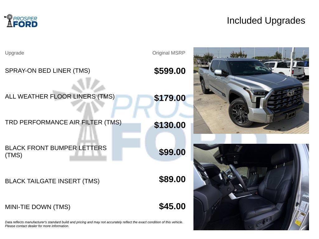 Used 2023 Toyota Tundra Platinum AWD/4WD image 3