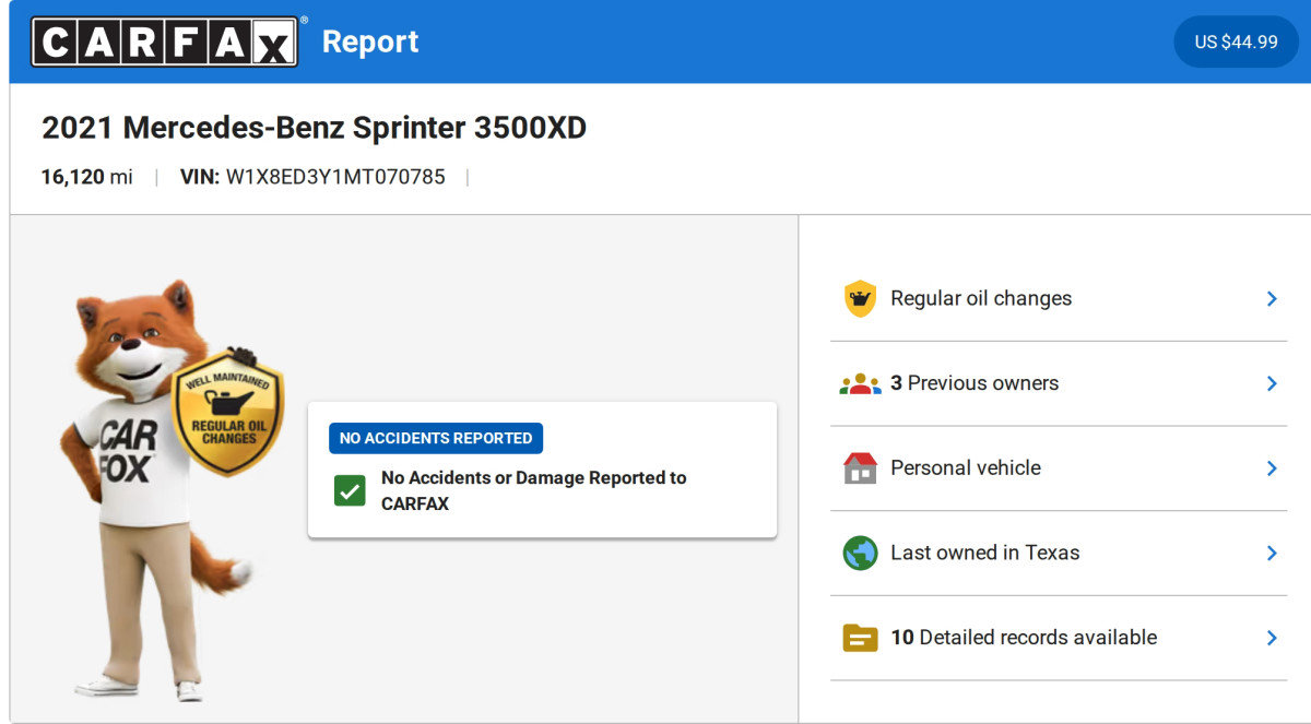 Used 2021 Mercedes-Benz Sprinter 3500 image 6