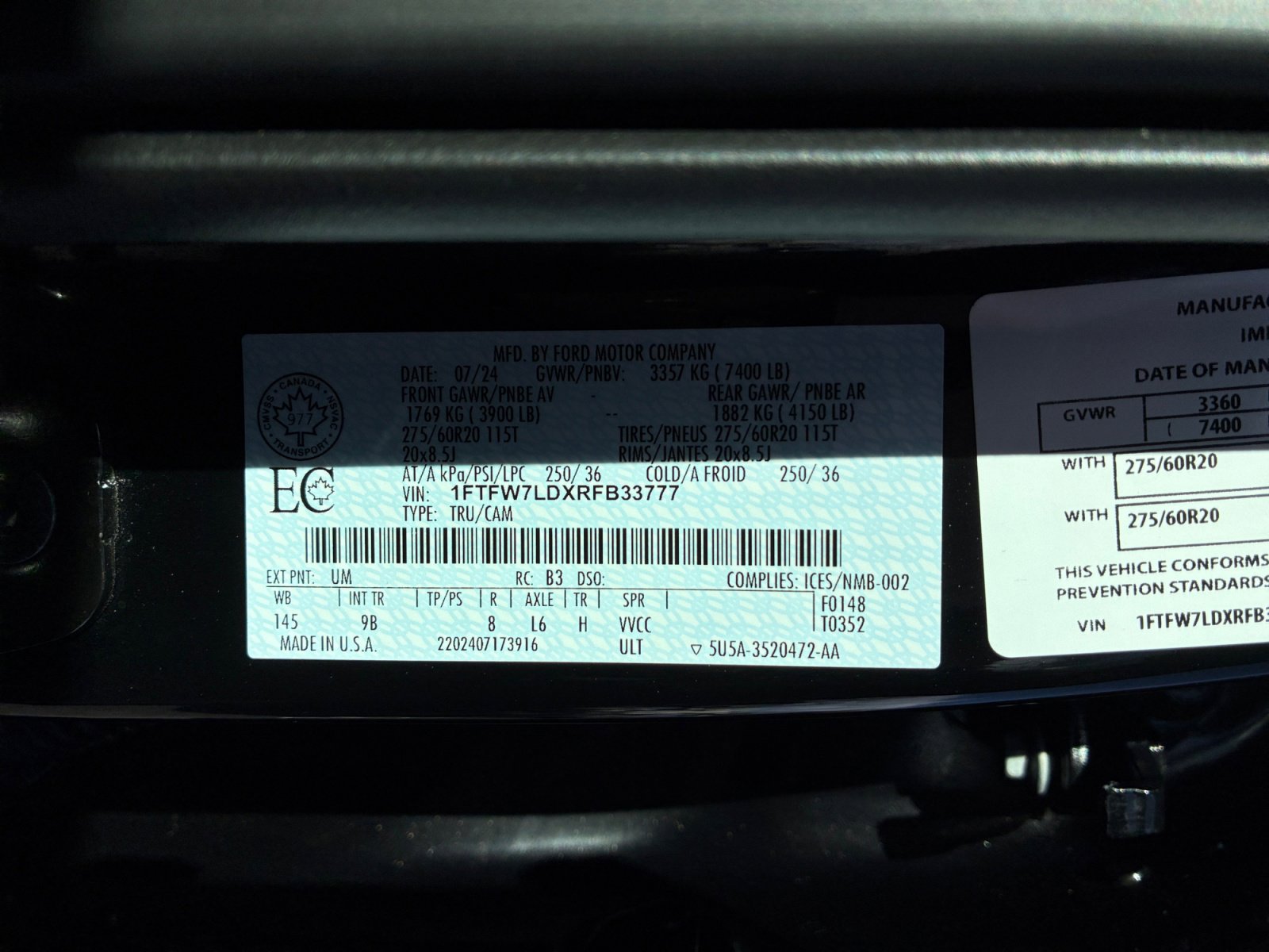 Certified 2024 Ford F150 Platinum image 25