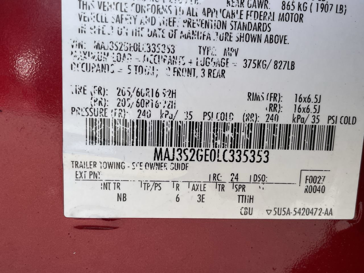 Used 2020 Ford EcoSport SE w/ SE Convenience Package FWD image 33