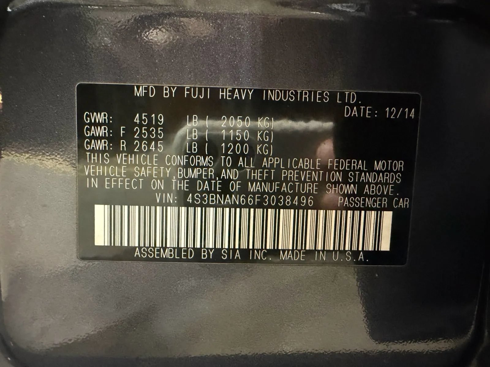 Used 2015 Subaru Legacy 2.5i Limited AWD/4WD image 21