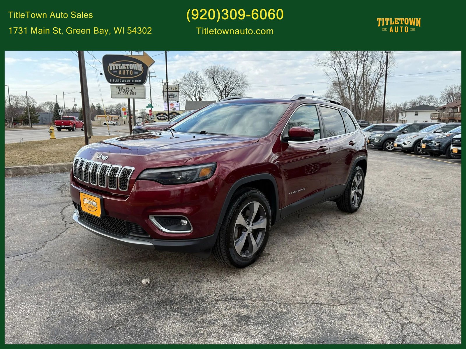Used 2019 Jeep Cherokee Limited AWD/4WD image 1