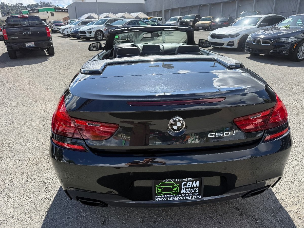 Used 2017 BMW 650i Convertible RWD image 10