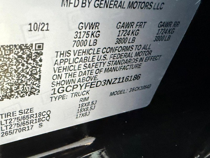 Used 2022 Chevrolet Silverado 1500 LT Trail Boss w/ LT Trail Boss Premium Package image 25