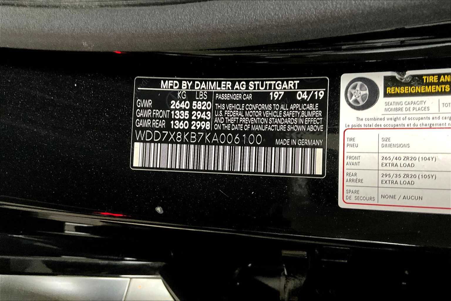 Used 2019 Mercedes-Benz AMG GT 63 S image 30