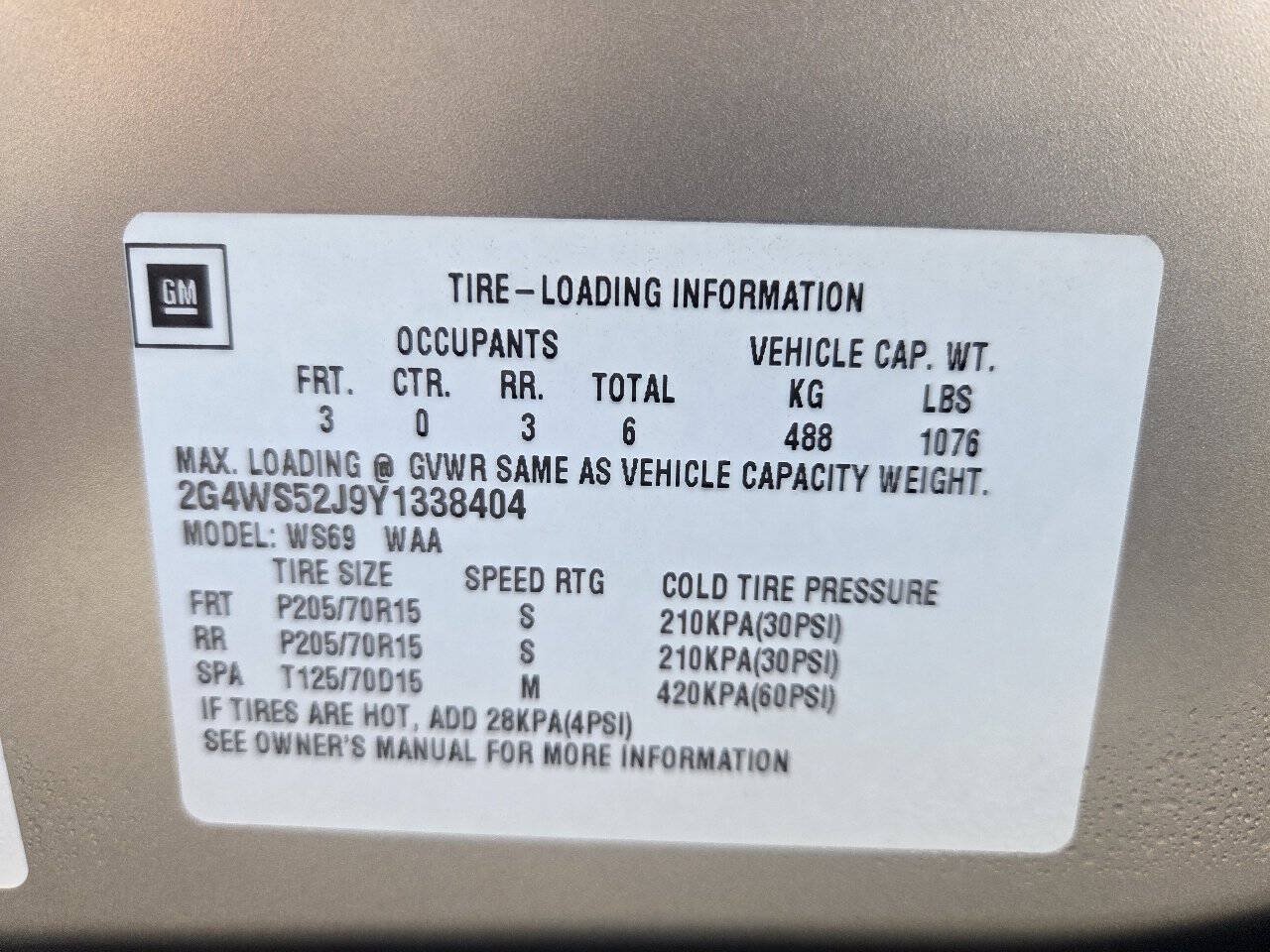 Used 2000 Buick Century Custom FWD image 14
