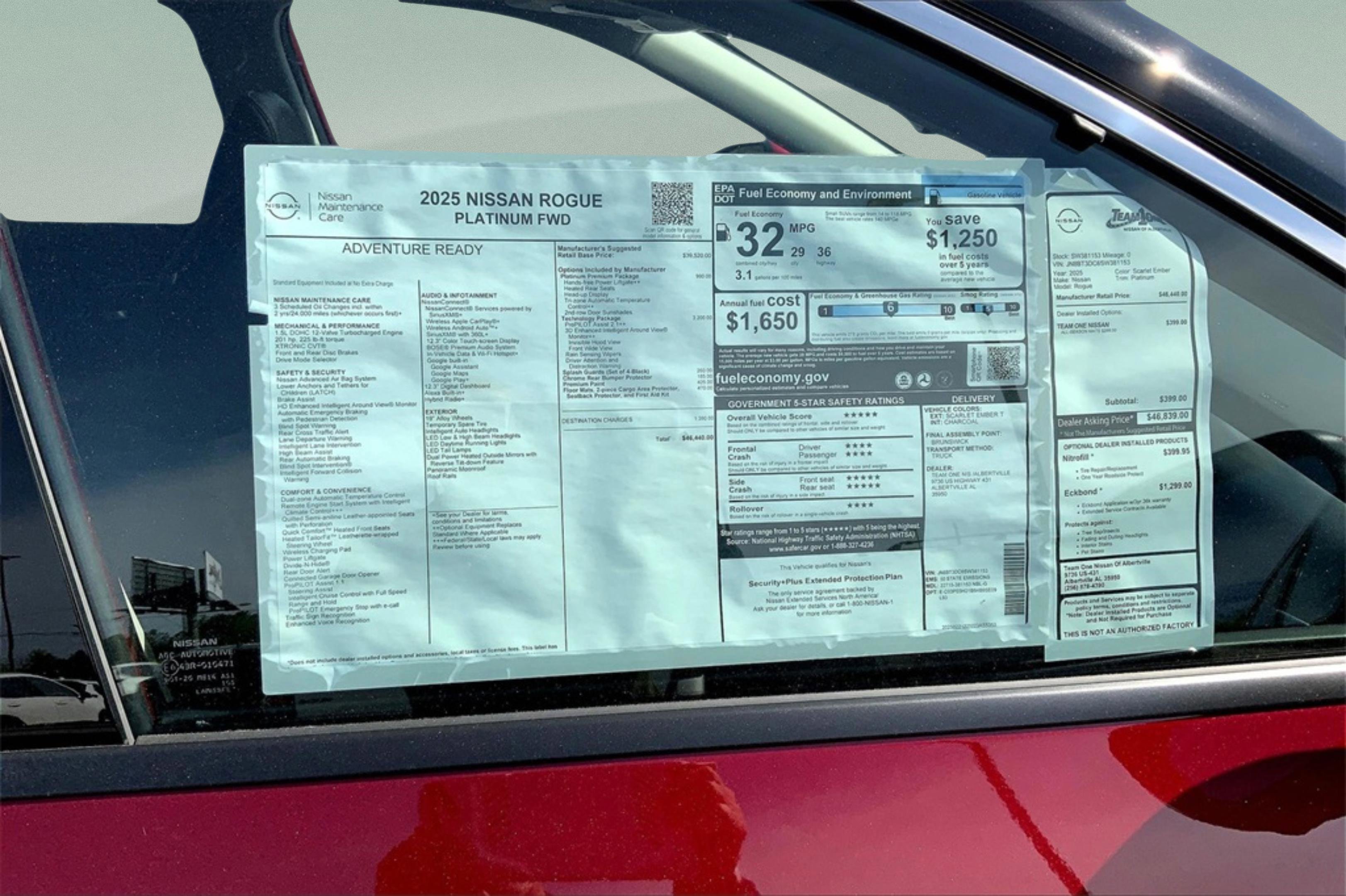 New 2025 Nissan Rogue Platinum w/ Tech Package image 14