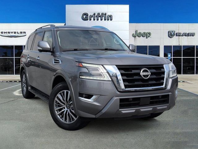 Used 2023 Nissan Armada SL w/ Captain's Chairs Package AWD/4WD video 1