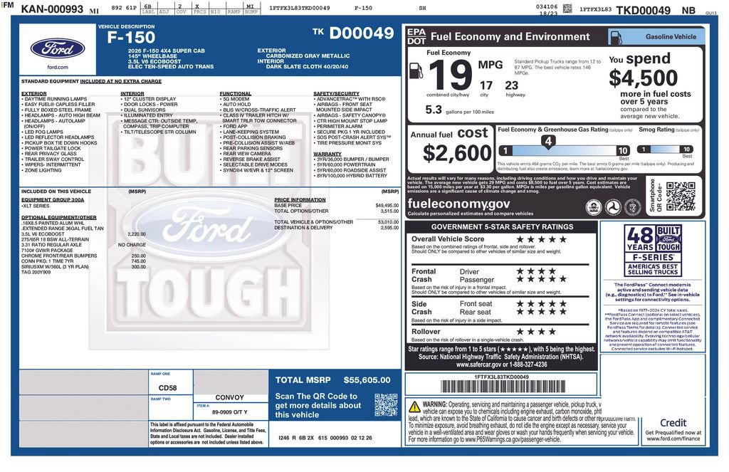 Used 2026 Ford F150 XLT AWD/4WD image 16