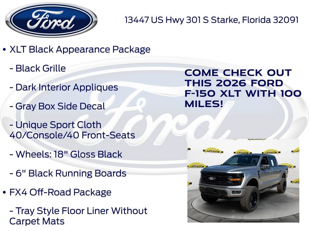 New 2026 Ford F150 XLT w/ FX4 Off-Road Package AWD/4WD image 15