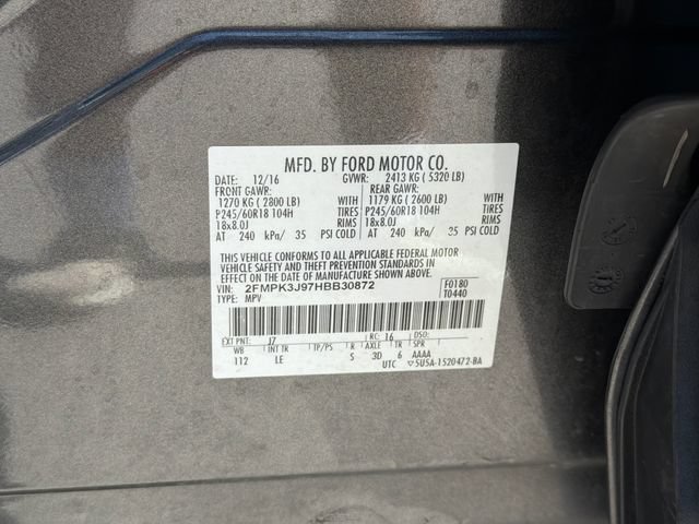 Used 2017 Ford Edge SEL w/ Equipment Group 201A FWD image 30