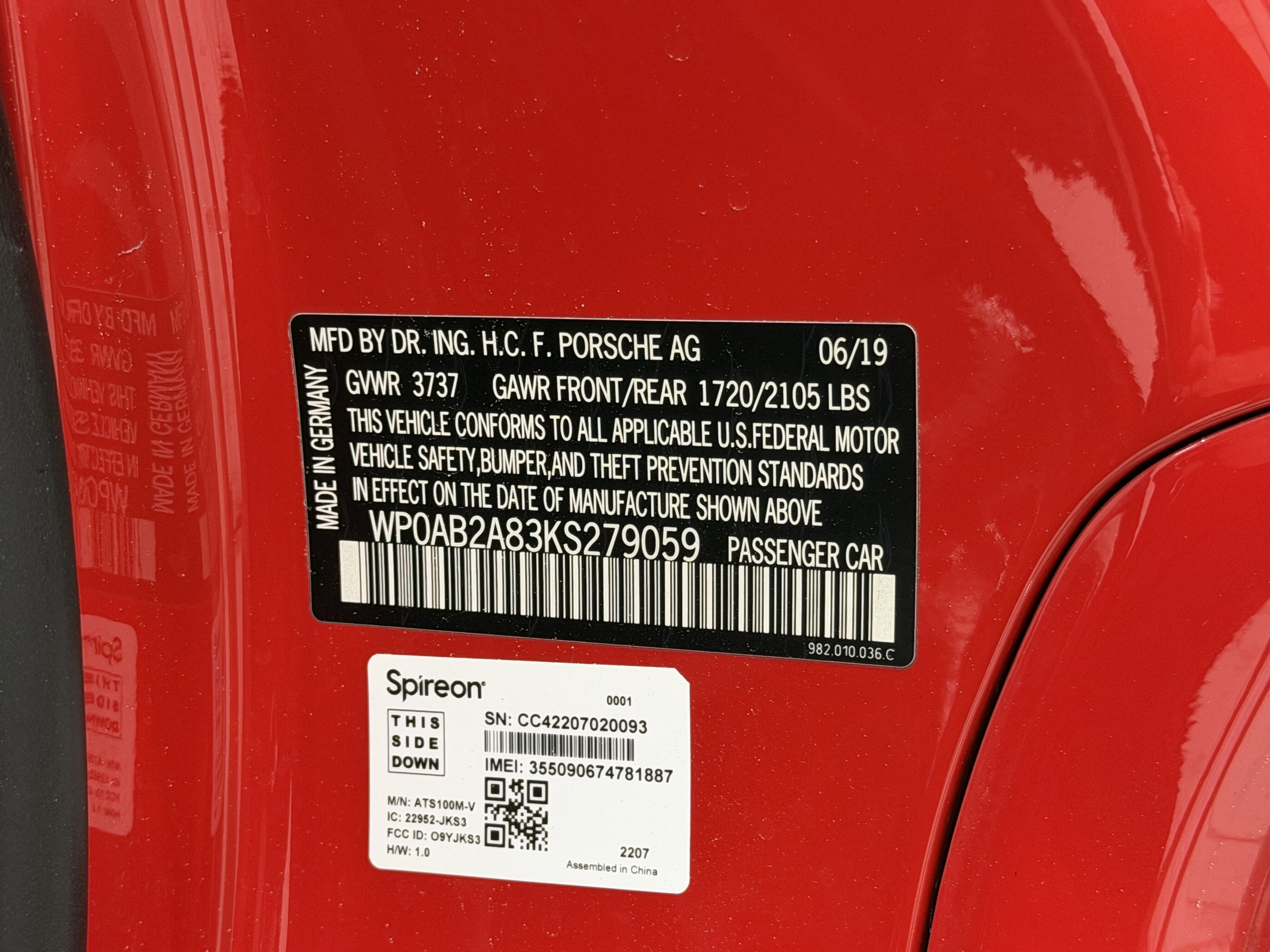 Certified 2019 Porsche 718 Cayman S RWD image 50