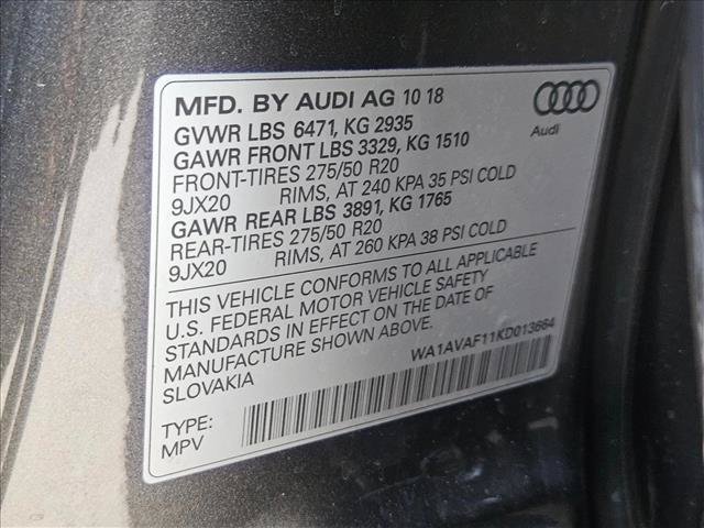 Used 2019 Audi Q8 Premium w/ Convenience Package AWD/4WD image 25