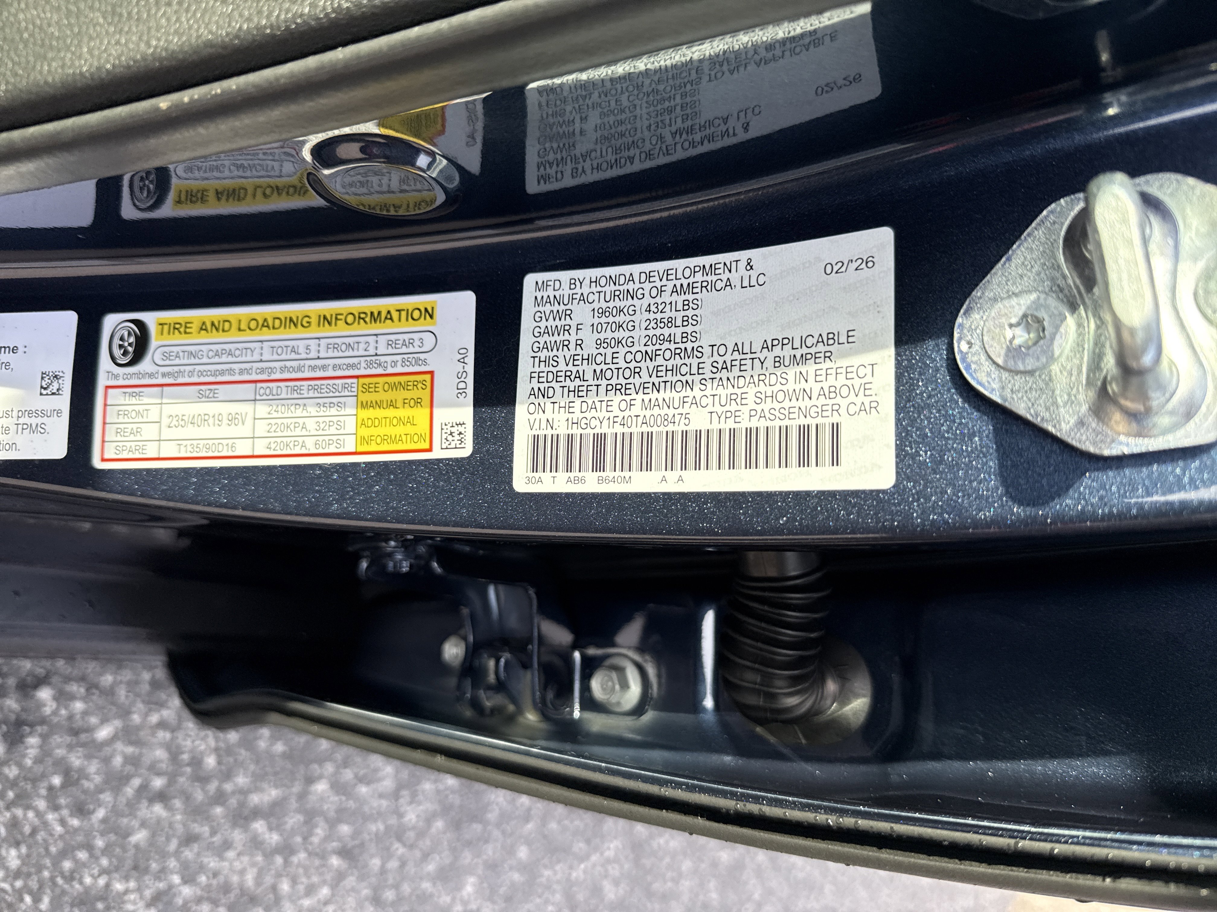 New 2026 Honda Accord SE image 37