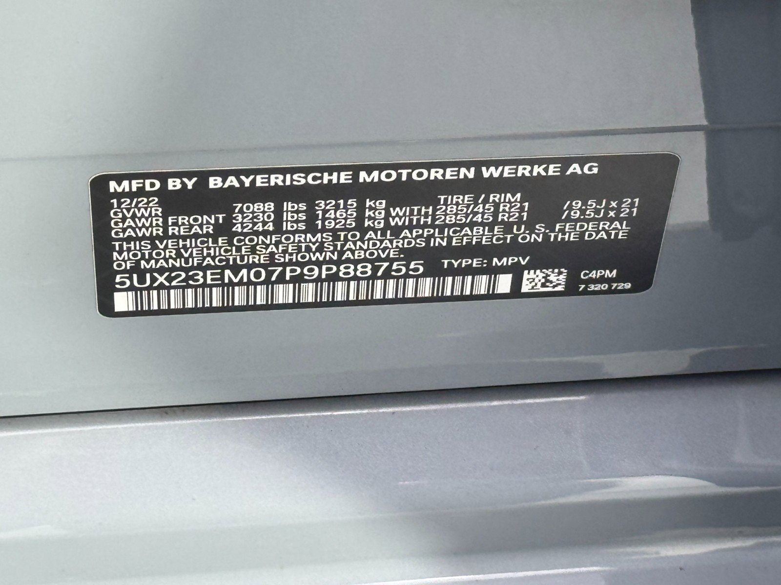 Used 2023 BMW X7 xDrive40i w/ M Sport Package image 54