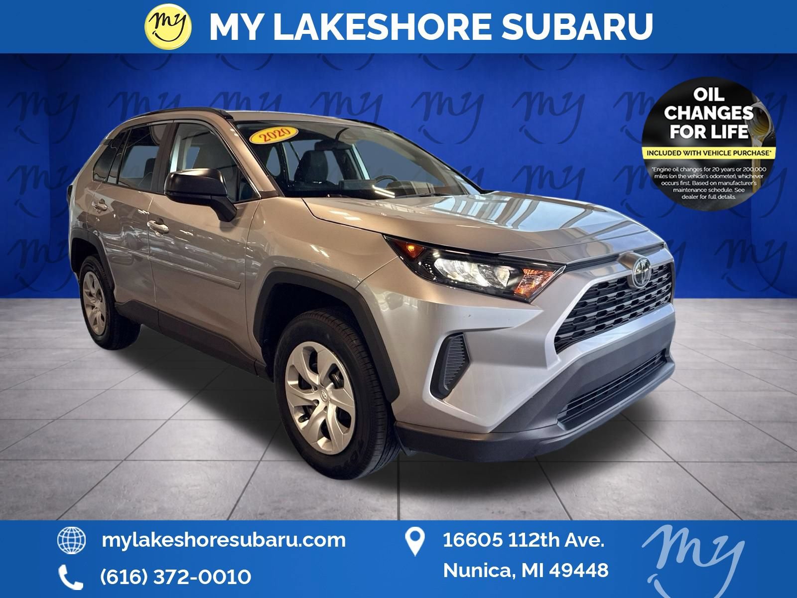Used 2020 Toyota RAV4 LE w/ All Weather Liner Package AWD/4WD image 1