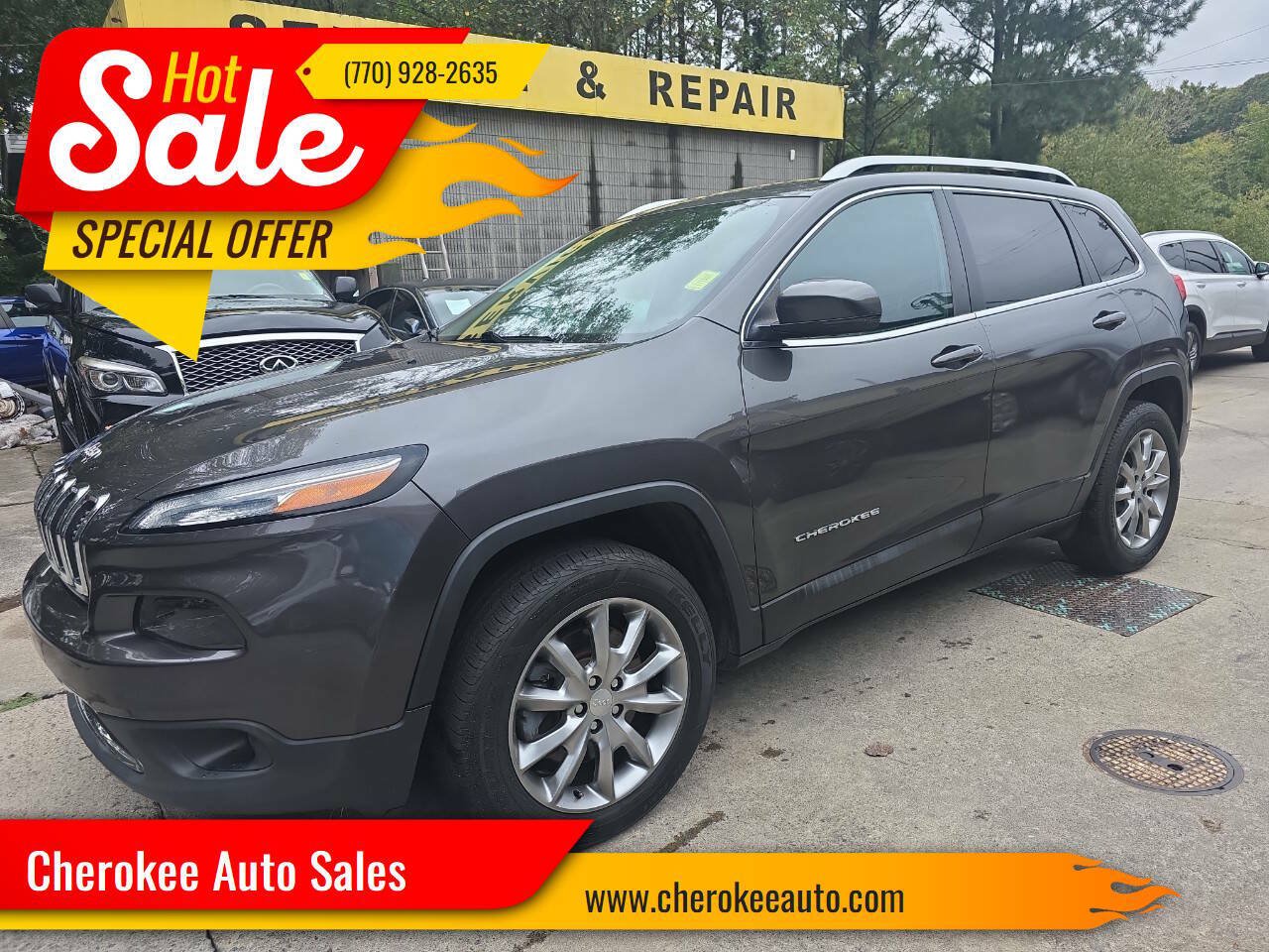 Used 2018 Jeep Cherokee Limited AWD/4WD image 1