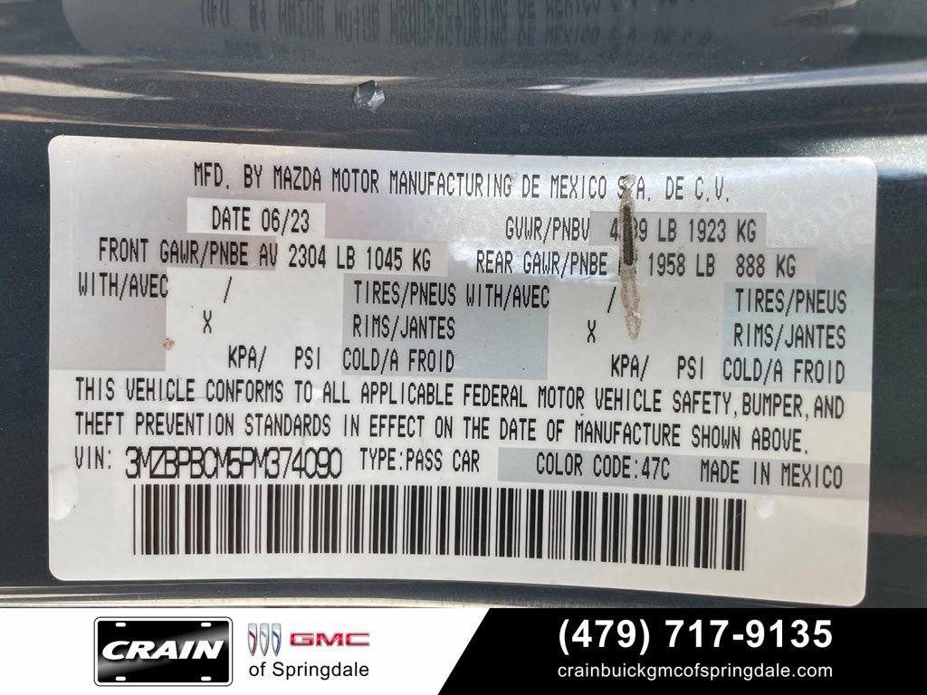 Used 2023 MAZDA MAZDA3 s AWD/4WD image 30