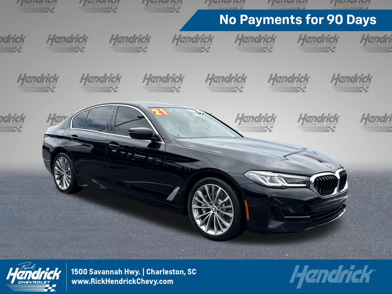 Used 2021 BMW 530i w/ Premium Package RWD image 1