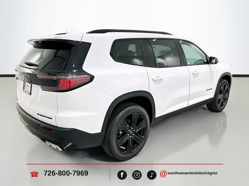 New 2026 GMC Acadia Elevation w/ Black Edition FWD image 8