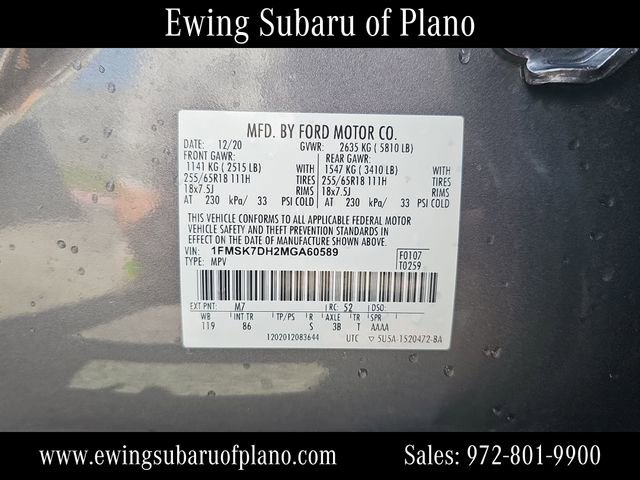 Used 2021 Ford Explorer XLT RWD image 29