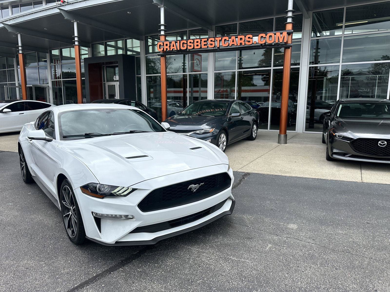 Used 2018 Ford Mustang Premium w/ Wheel & Stripe Package RWD image 8