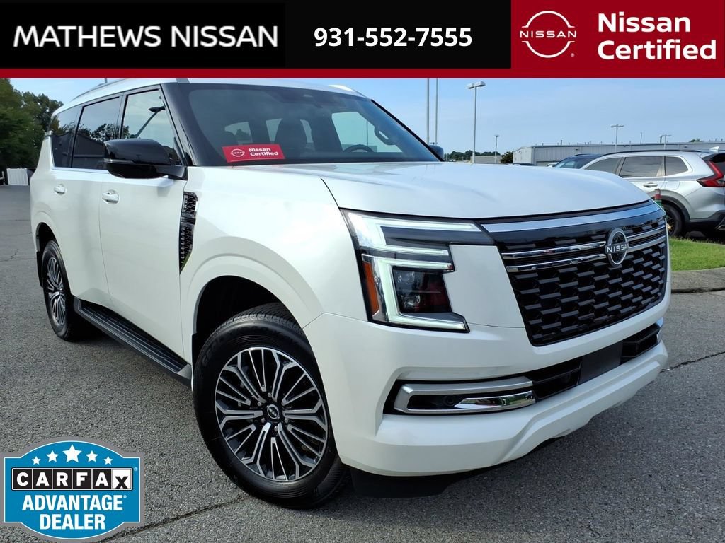 Certified 2025 Nissan Armada SL w/ Captain's Chari Seat Package